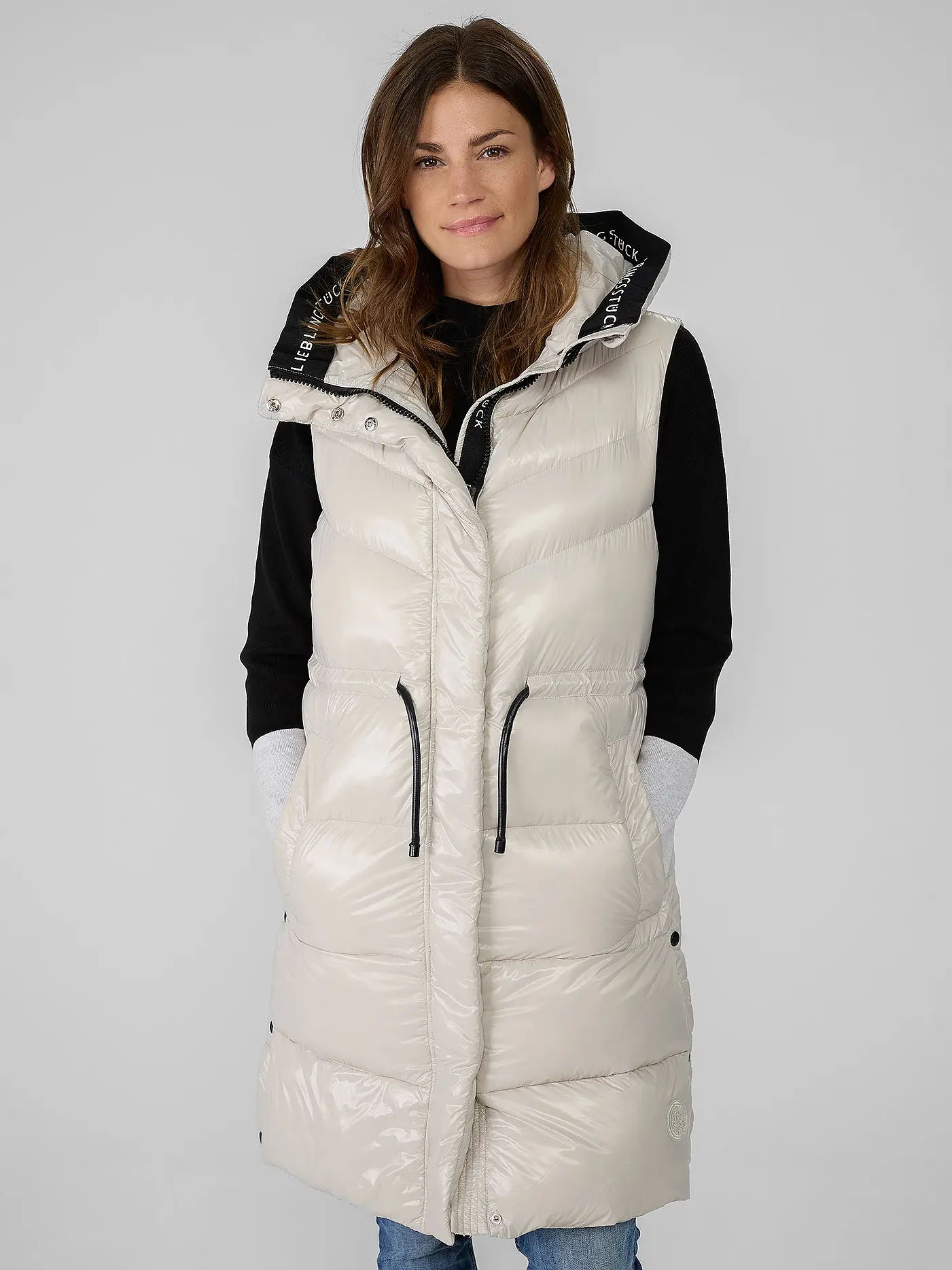LIEBLINGSSTÜCK | Steppgilet IVERAL | grau